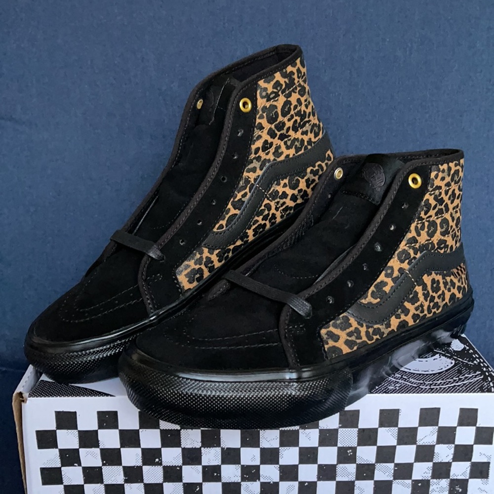 Vans Skate Sk8-Hi Deco Cher Strauberry Cheetah MENS - Picture 8 of 16